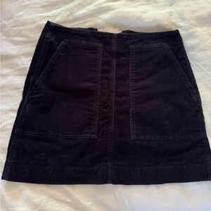 Corduroy blue mini skirt size small